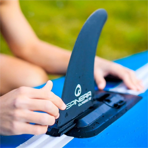 2026 Spinera SUP Slide-In Classic Nylon Finne 9 Zoll SP-SUP-F-9 - Black